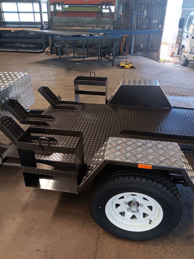 Commercial Motorbike Carrier with Underbody Ramp (1400kg ATM)