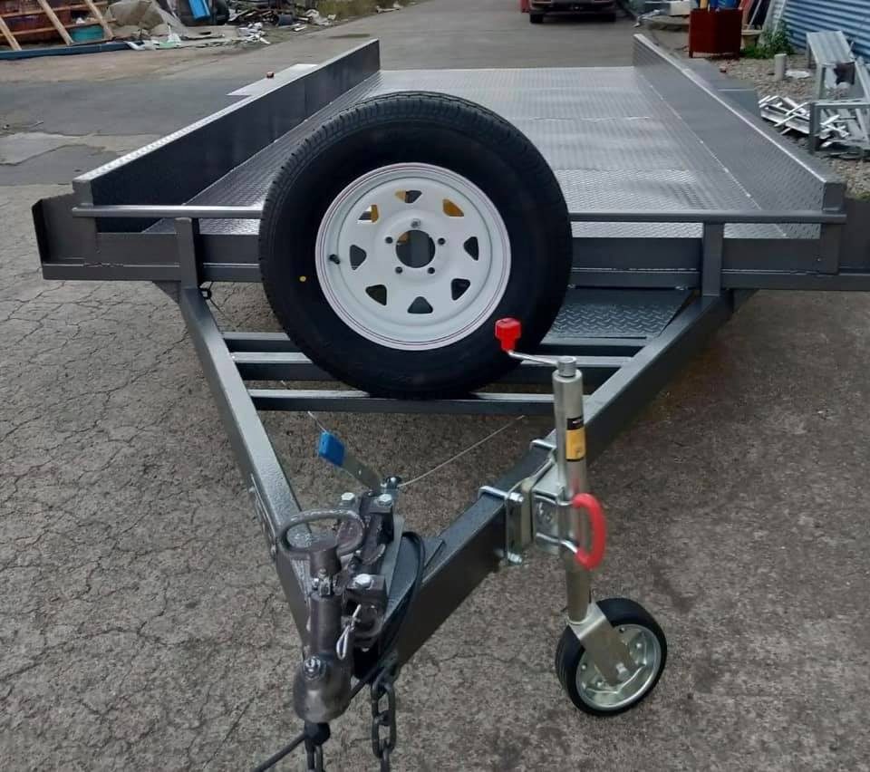 14×6.6 Beavertail Car Trailer (Slide-Away Ramps)