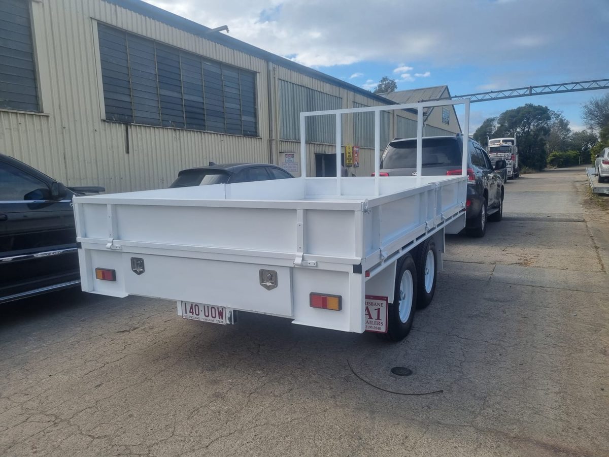 14×7 Tandem Flatbed Machinery & Utility Trailer (3500kg ATM)