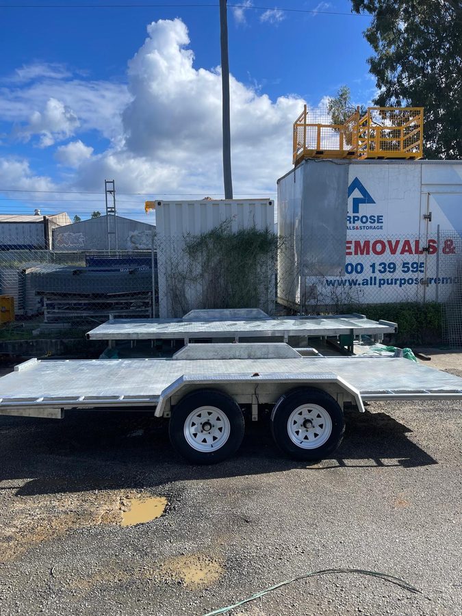 16×6.6 Hot-Dip Galvanised Tandem Car Trailer (3200kg ATM)