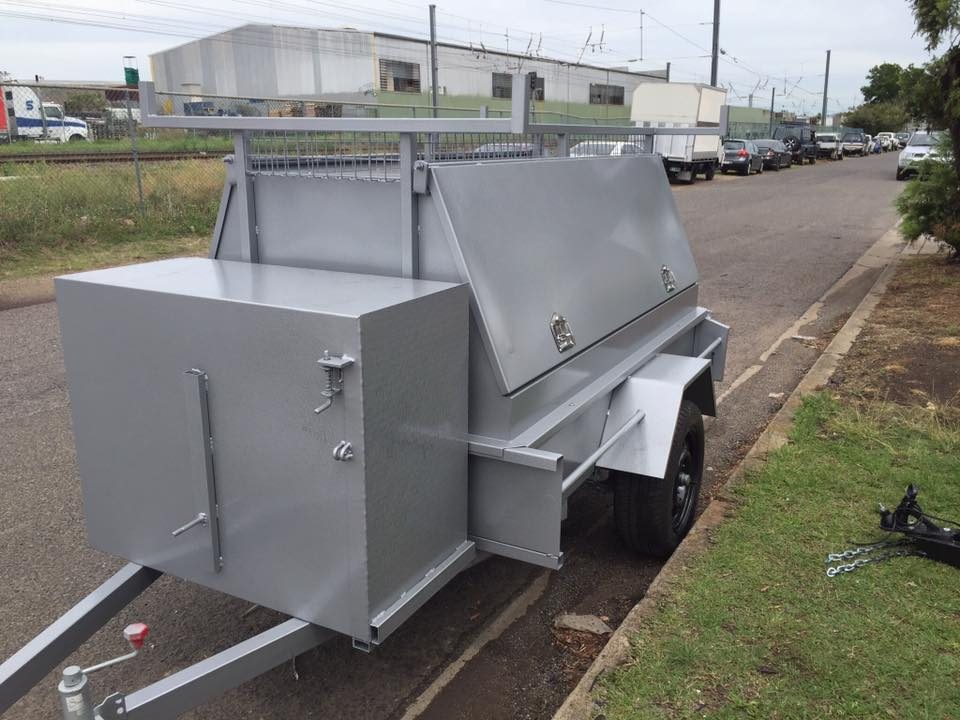 7x4 / 7x5 Tradie Canopy Trailer with Gullwing Doors